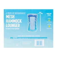 Mesh Hammock Lounger With Cupholder