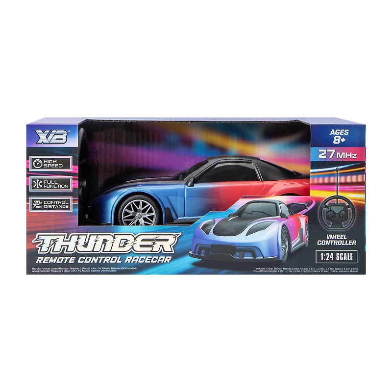 XVB™ Thunder Remote Control Racecar 1:24