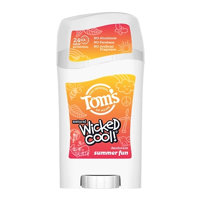 Tom's of Maine Wicked Cool! Natural Deodorant for Kids 1.6 oz