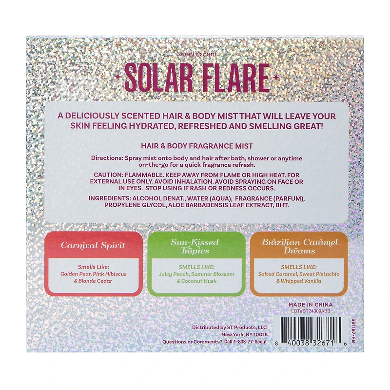 Solar Flare Limited Edition Fragrance Mist Trio 3-Pack 1.7oz