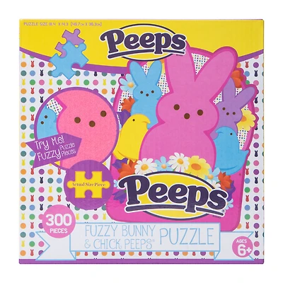 Peeps® Fuzzy Bunny & Chicken Peeps® Puzzle 300-Pieces