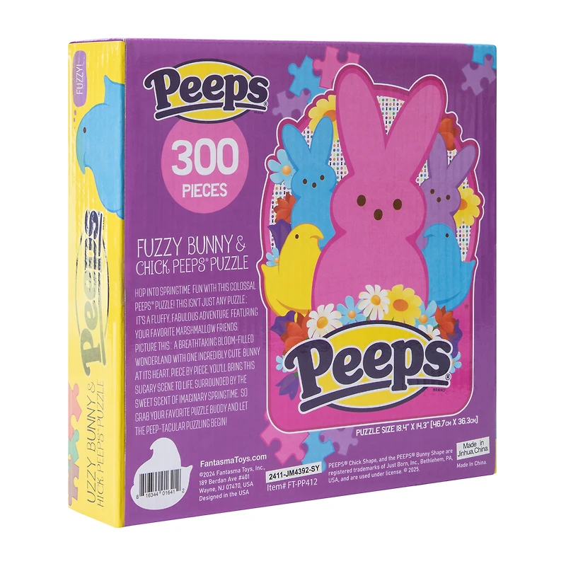 Peeps® Fuzzy Bunny & Chicken Peeps® Puzzle 300-Pieces