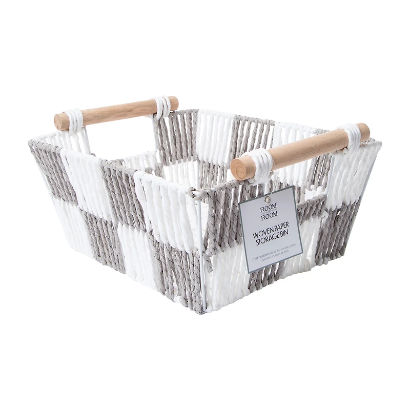 Woven Paper Bin