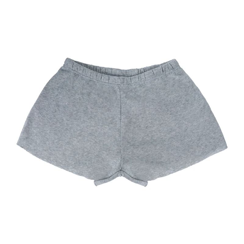 Juniors Raw Edge Sweat Short