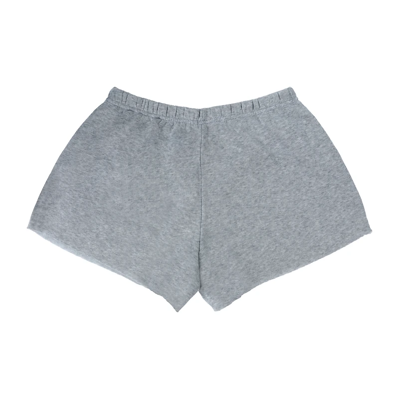 Juniors Raw Edge Sweat Short