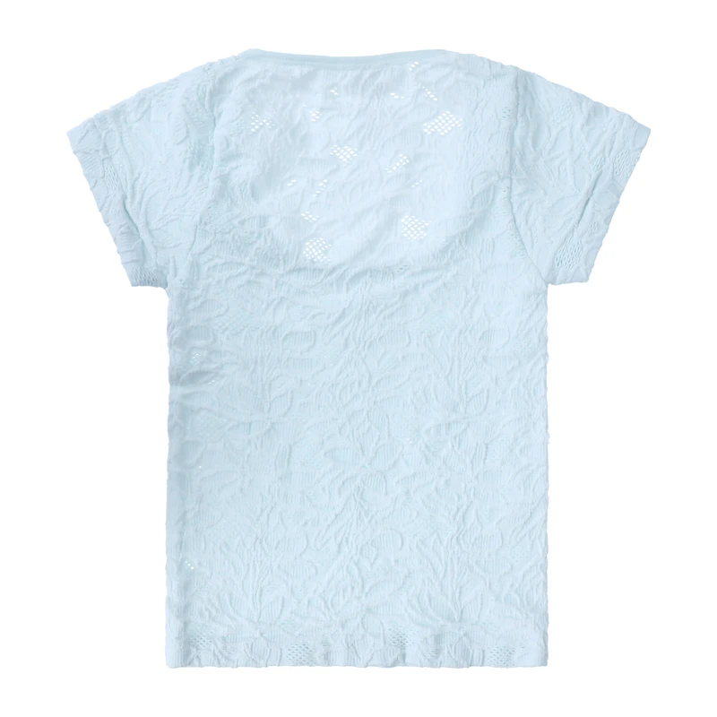 Juniors Jacquard Seamless Top