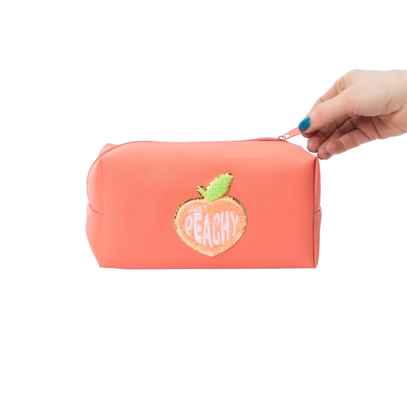 Just Peachy Loaf Shaped Cosmetic Bag