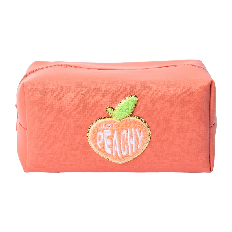 Just Peachy Loaf Shaped Cosmetic Bag
