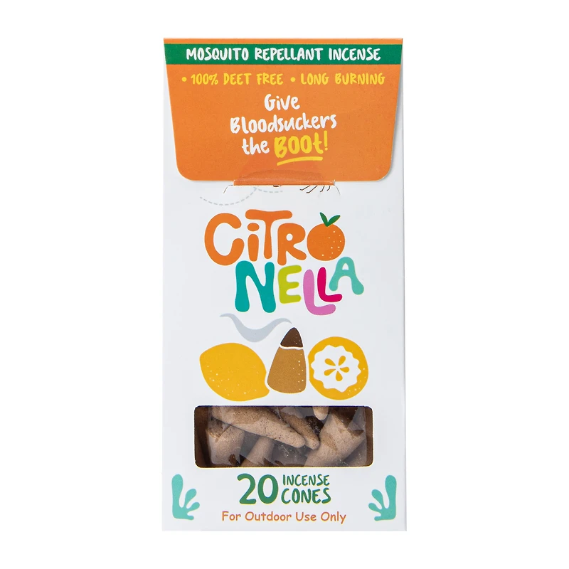 Citro Nella Incense Cones 20-Count