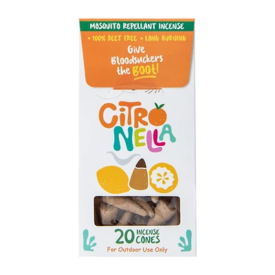 Citro Nella Incense Cones 20-Count