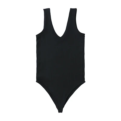 Juniors Deep V-Neck Bodysuit