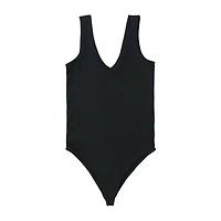 Juniors Deep V-Neck Bodysuit