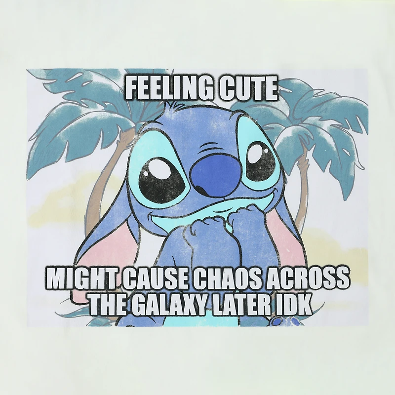 Disney Stitch Feeling Cute Graphic Tee