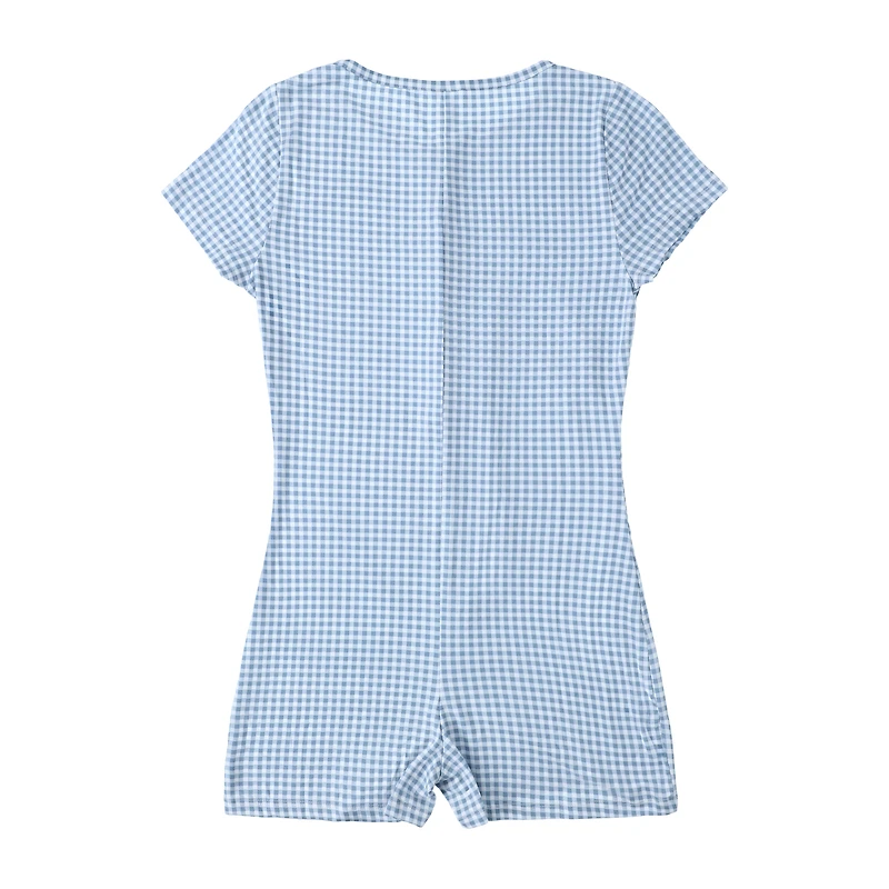 Juniors Button-Up Onesie