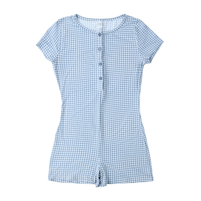 Juniors Button-Up Onesie