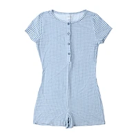 Juniors Button-Up Onesie
