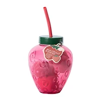 Smoke & Mirrors Strawberry Beautifully Blended Beauty Sponges & Reusable Cup With Straw 5-Count