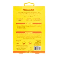 Amora Illuminating & Shine Sheet Masks Set Of 5 0.8 Fl.Oz