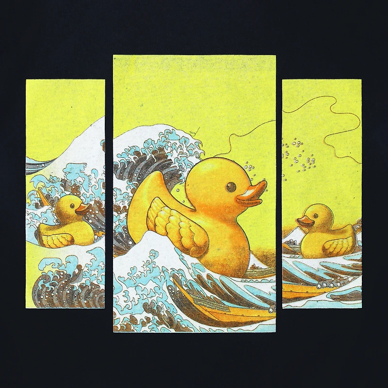 The Great Wave Of Rubber Duck Graphic Tee