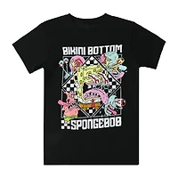 Bikini Bottom SpongeBob And Friends Graphic Tee