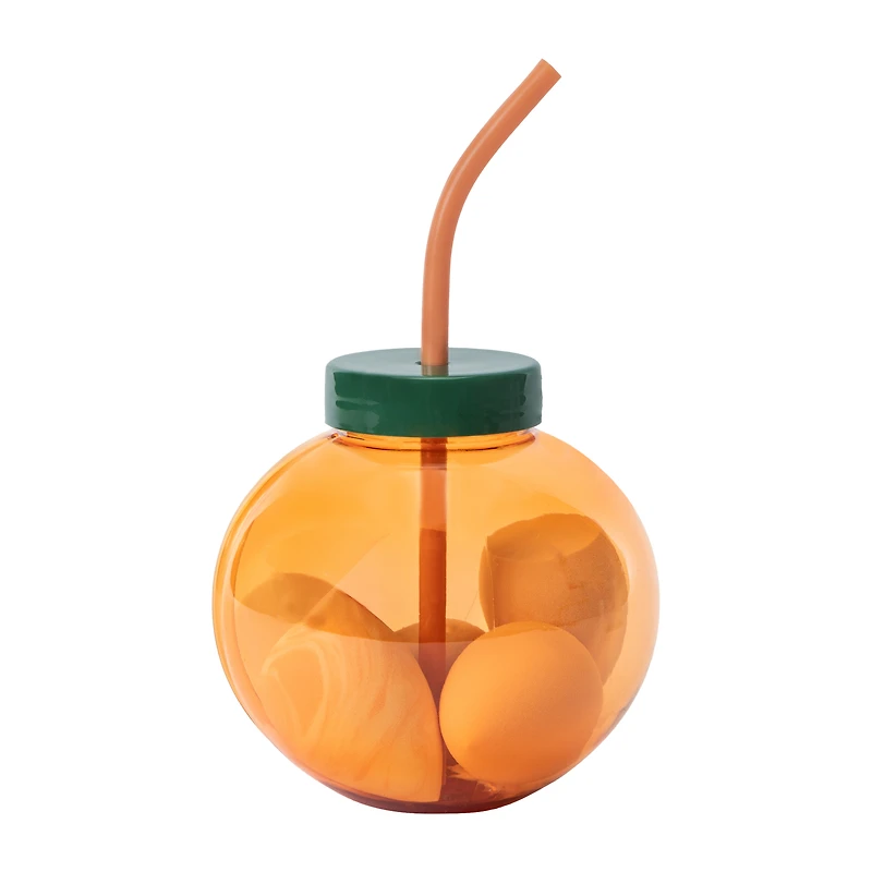 Smoke & Mirrors Beautifully Blended Beauty Sponges & Reusable Cup With Straw 5-Count