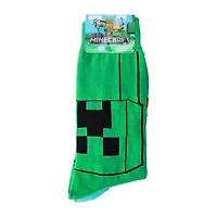 Young Men's Minecraft Crew Socks 2-Pairs