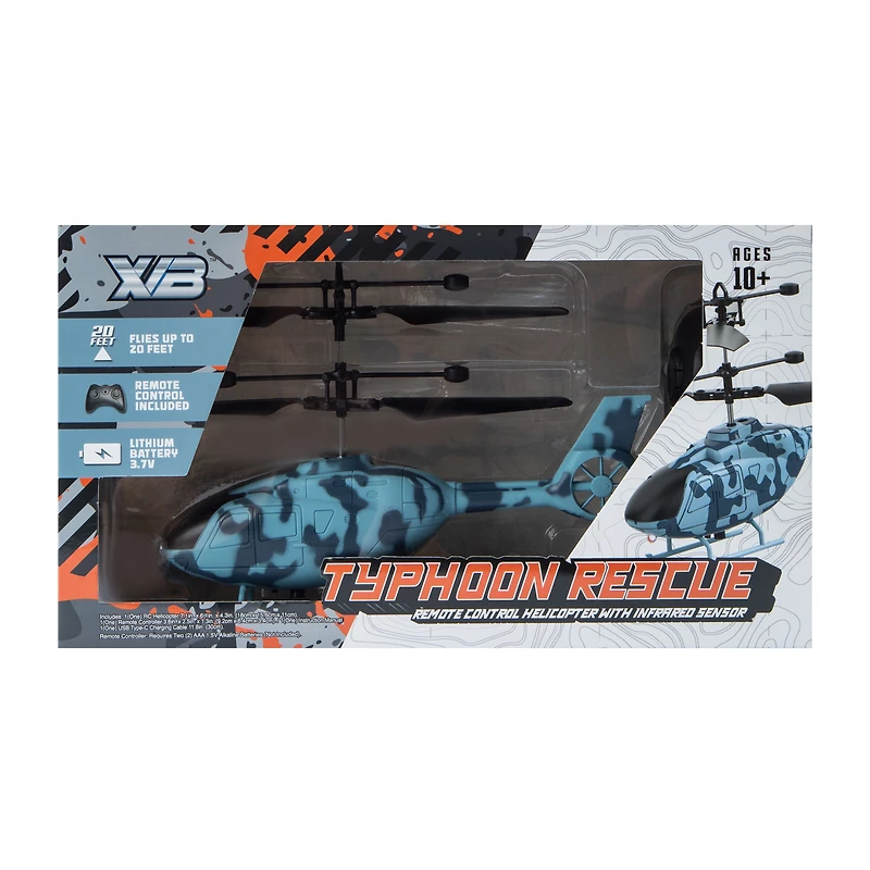 XVB™ Typhoon Rescue Remote Control Helicopter With Infrared Sensor