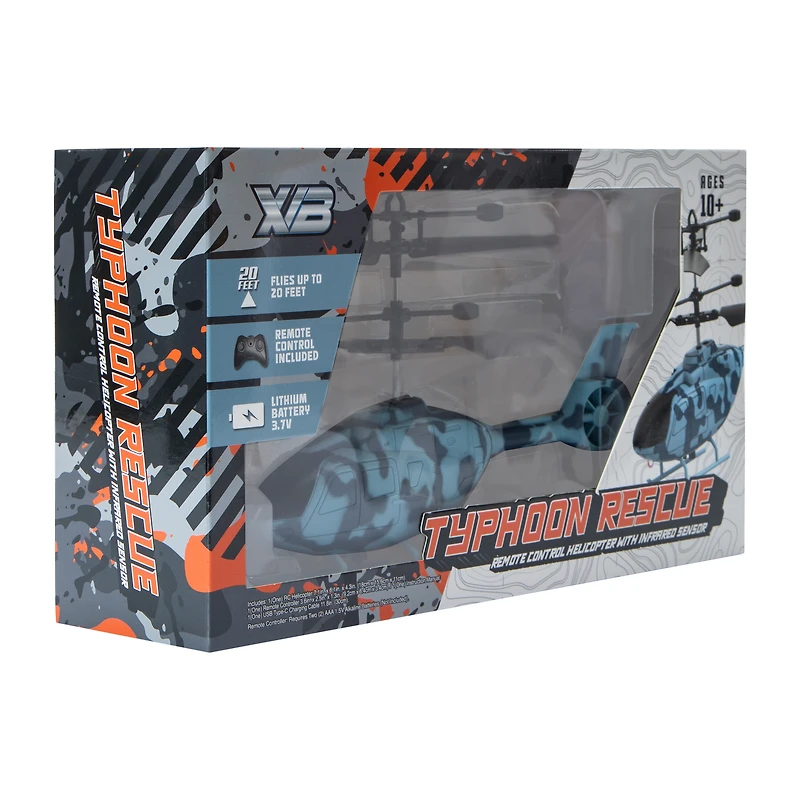 XVB™ Typhoon Rescue Remote Control Helicopter With Infrared Sensor