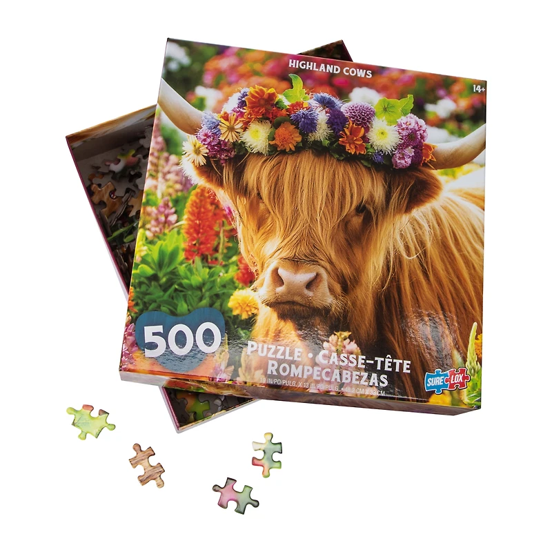 Highland Cows Puzzle 500-Pieces