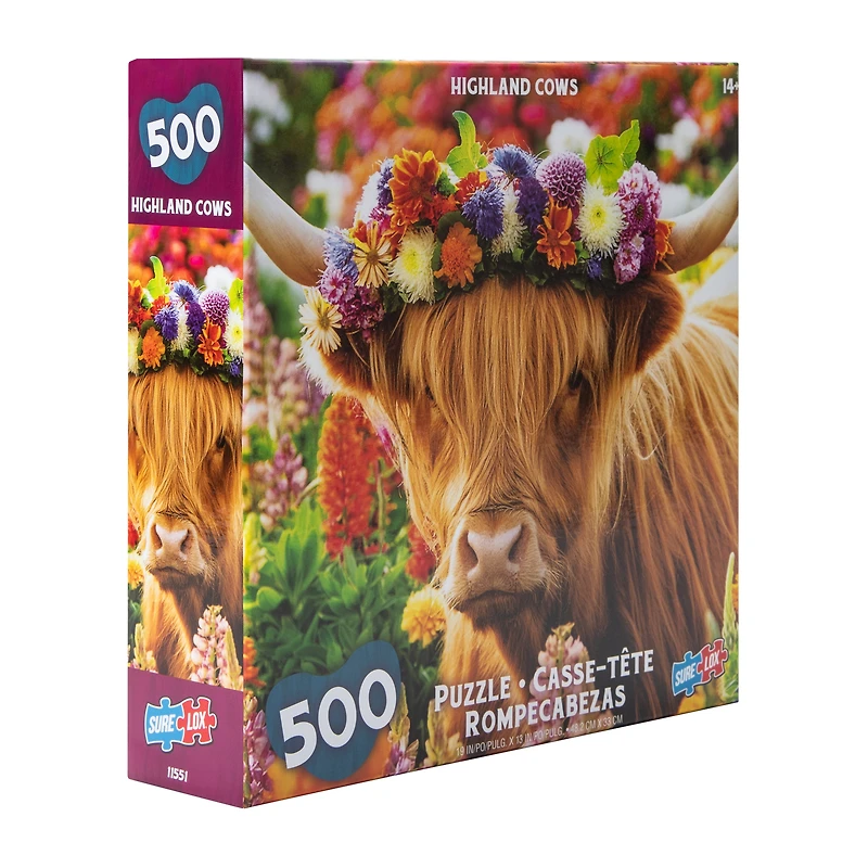 Highland Cows Puzzle 500-Pieces