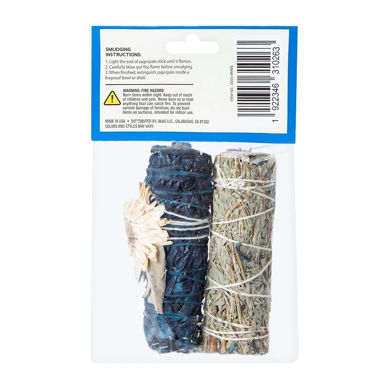 Natural Smudge Wands 2-Pack
