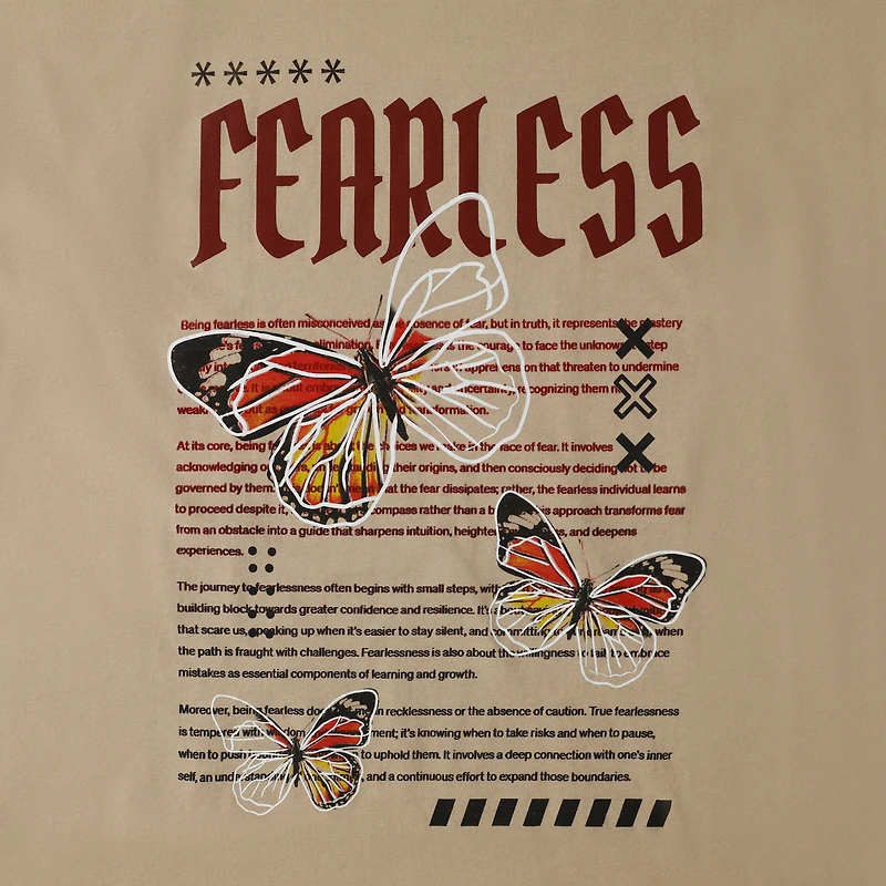 Fearless Butterfly Graphic Tee