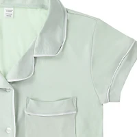 Girls Button-Up Pajama Shirt