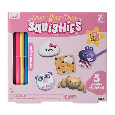 Crafty Crew Color Your Own Squishies Set
