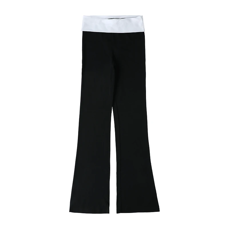 Juniors Foldover Flare Pants
