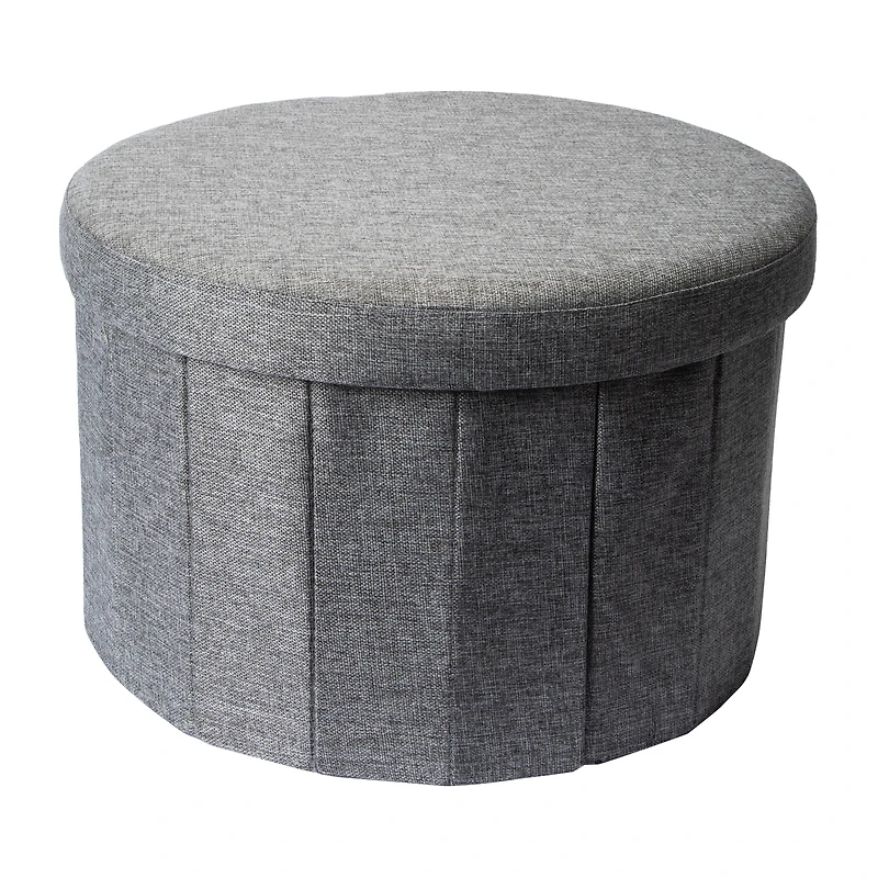Collapsible Shoe Storage Ottoman