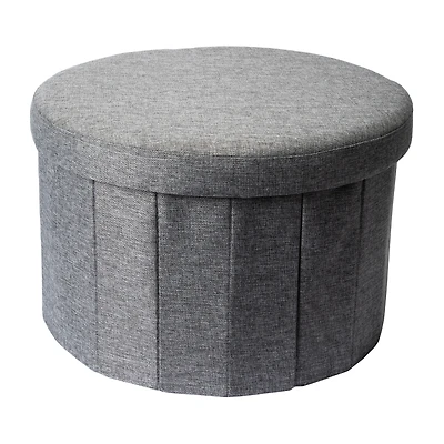 Collapsible Shoe Storage Ottoman
