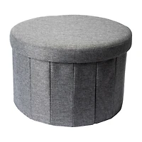 Collapsible Shoe Storage Ottoman