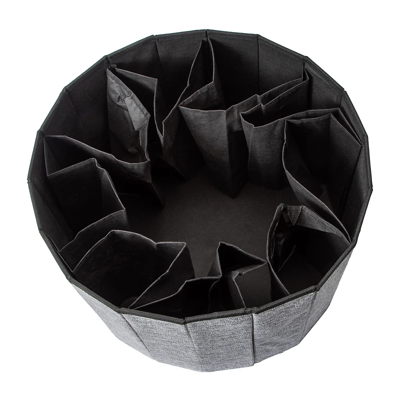 Collapsible Shoe Storage Ottoman