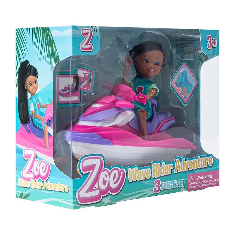 Zoe Wave Rider Adventure Toy Set 3-Piece