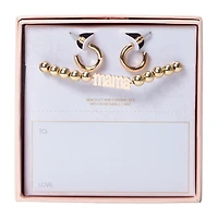 Bracelet & Earring Set With Removable Card