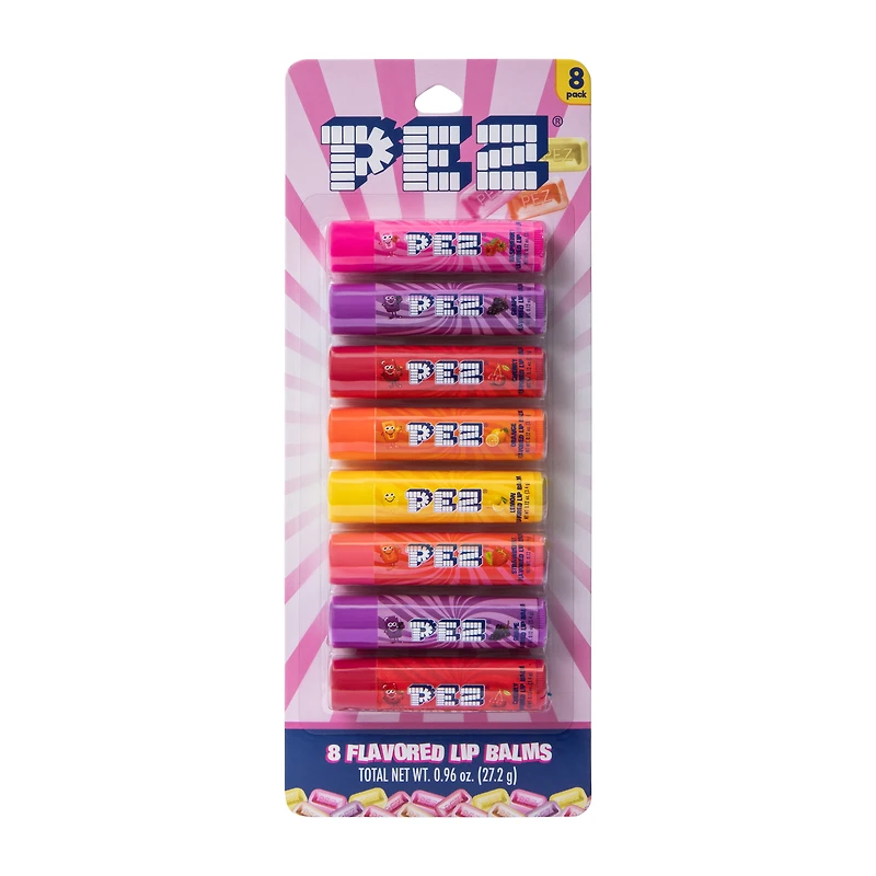Pez® Flavored Lip Balms 8-Pack
