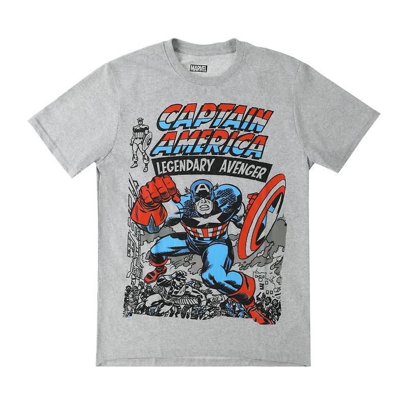 Marvel Captain America Legendary Avenger Graphic Tee