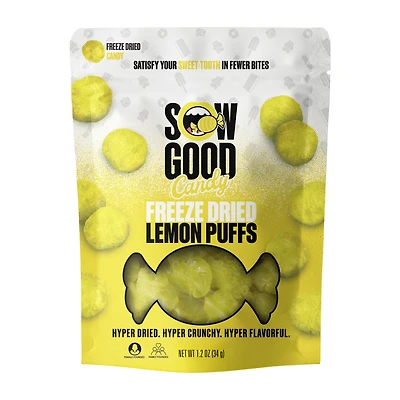 Sow Good Freeze Dried Lemon Puffs Candy 1.2oz