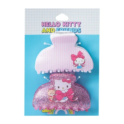 Hello Kitty And Friends® Pink Hair Claw 2-Pack