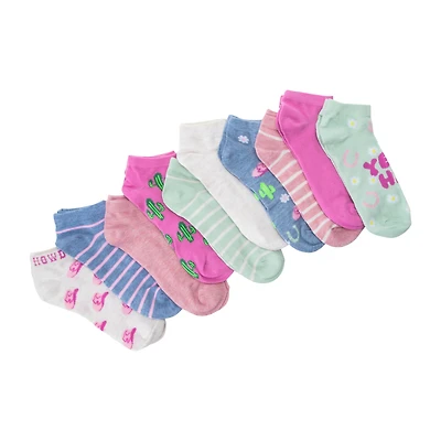 Juniors Cowgirl Low Cut Socks 10-Pairs