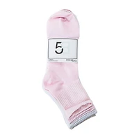 Juniors Mid-Crew Socks 5-Pairs