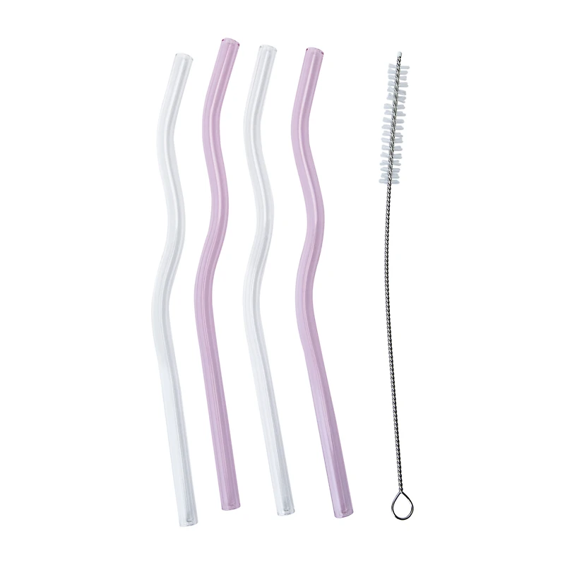Hydraquench Wavy Straws 4-Piece