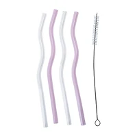 Hydraquench Wavy Straws 4-Piece