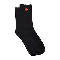 Rose Ladies Crew Sock 1-Pair
